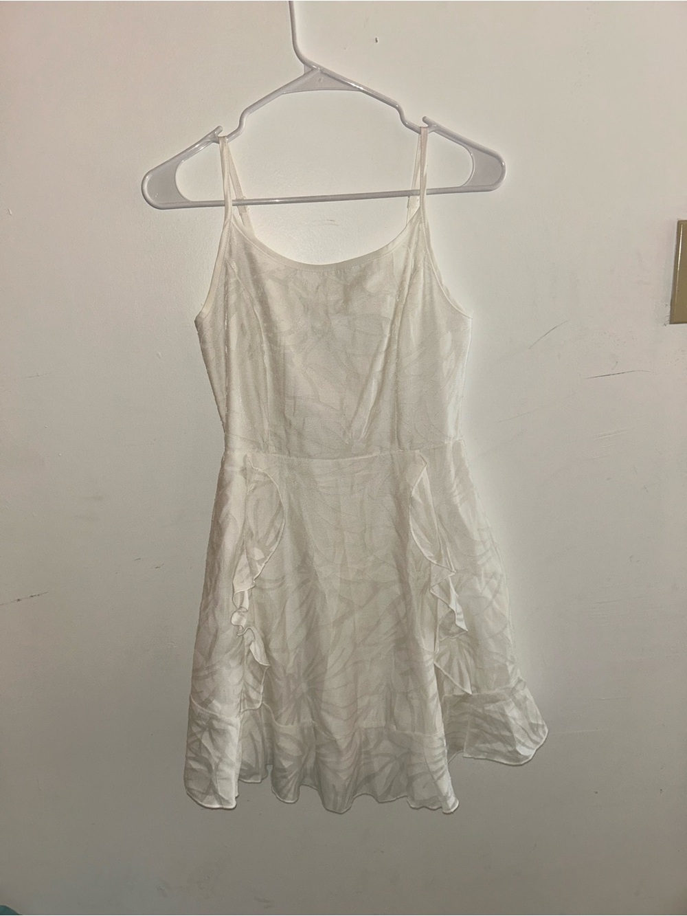 White floral dress